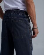 خرید شلوار جین شافل بغل زیپ دار مردانه تینت نسکافه ، قابلیت نیم بگ ، کمر تمام کش از مستر شلوار تولیدی شلوار جین و کتان و فروشگاه شلوار جین و کتان