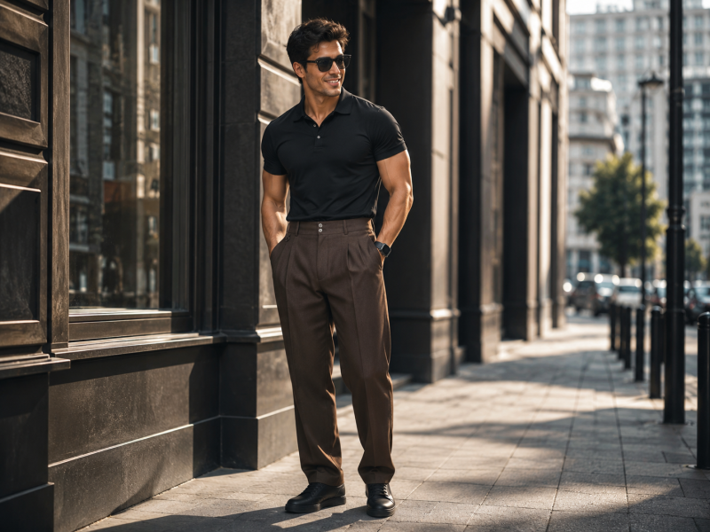 شلوار اولد مانی چیست؟ ویژگی‌های شلوار اولد مانی نیم بگ پارچه‌ای