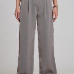 شلوار بگ سیلک زنانه موکا